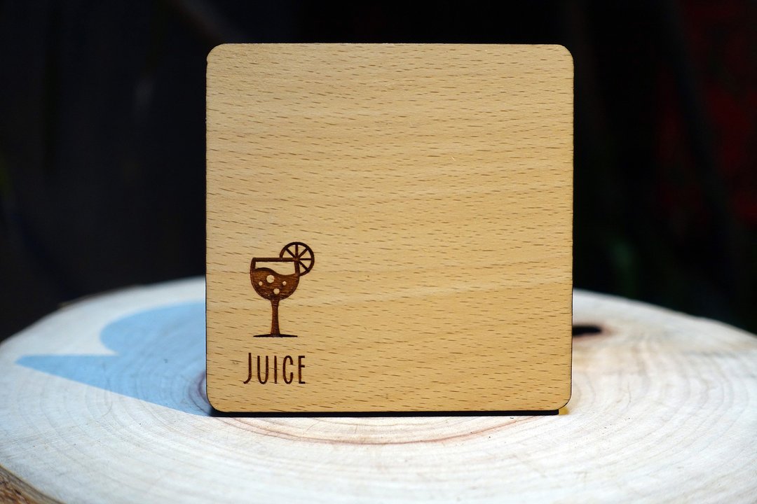 【eyeDesign看见设计】一杯一垫-‘JUICE’ - 杯垫 - 木头 