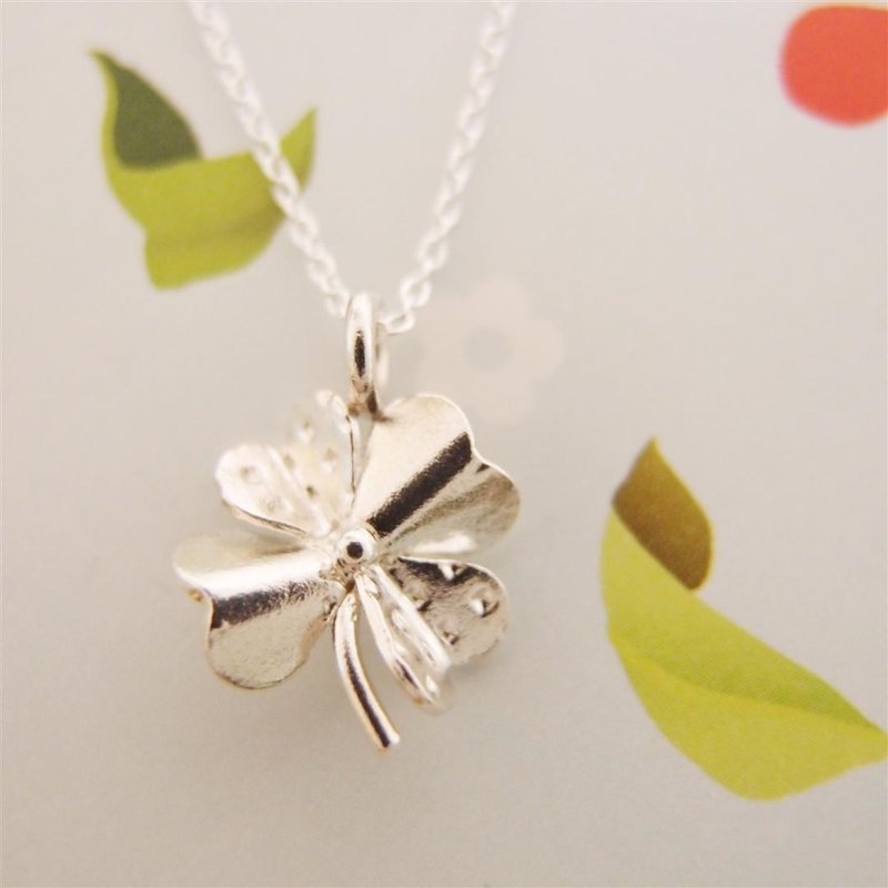 小小幸运草纯银项链 - 项链 - 其他金属 