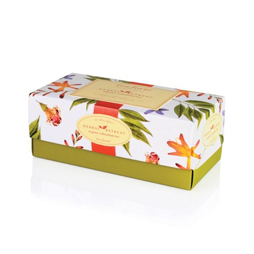 Tea Forte 悠活花草茶20入丝质茶包 Ribbon Box - Herbal Retreat - 茶 - 植物．花 