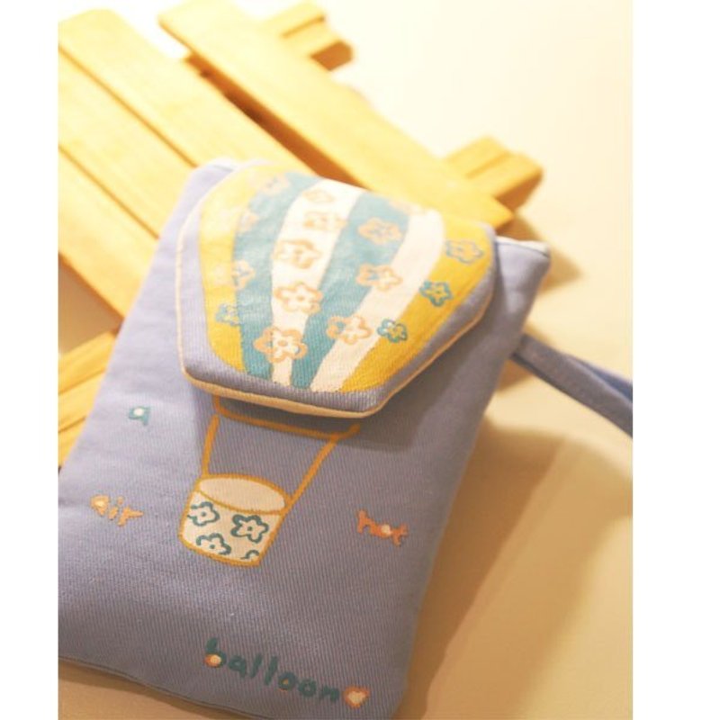 手绘热气球手机袋 - 其他 - 其他材质 蓝色