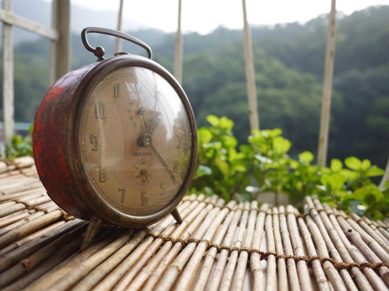 Modern_Times［Ｖintage、复古老件、旧物 专卖］SEIKOSHA 精工舍 日治时代 发条 老时钟 - 时钟/闹钟 - 其他金属 金色