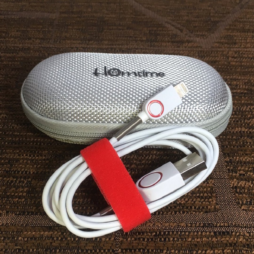 O2 APPLE MFI认证 iphone Lightning 传输充电线含收纳盒-白色 - 充电宝/传输线 - 其他材质 白色