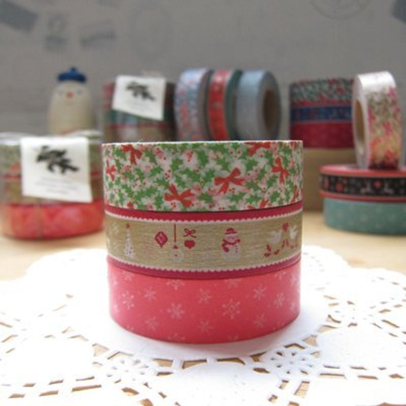 Marks Masking Tape 和纸胶带 2013耶诞款-金色 (MKT19-GD) *圣诞节 - 纸胶带 - 其他材质 金色