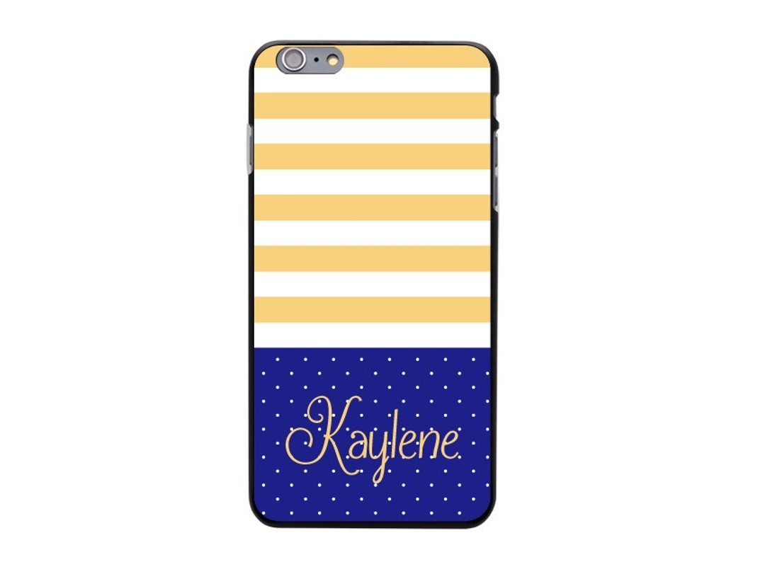 个性化自订名字手机后壳(L42) - iPhone 4, iPhone 5, iPhone 6, iPhone 6, Samsung Note 4, LG G3, Moto X2, HTC, Nokia, Sony - 其他 - 塑料 