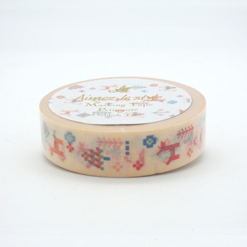 Aimez le style纸胶带-波斯树纹(A01313) - 纸胶带 - 纸 多色