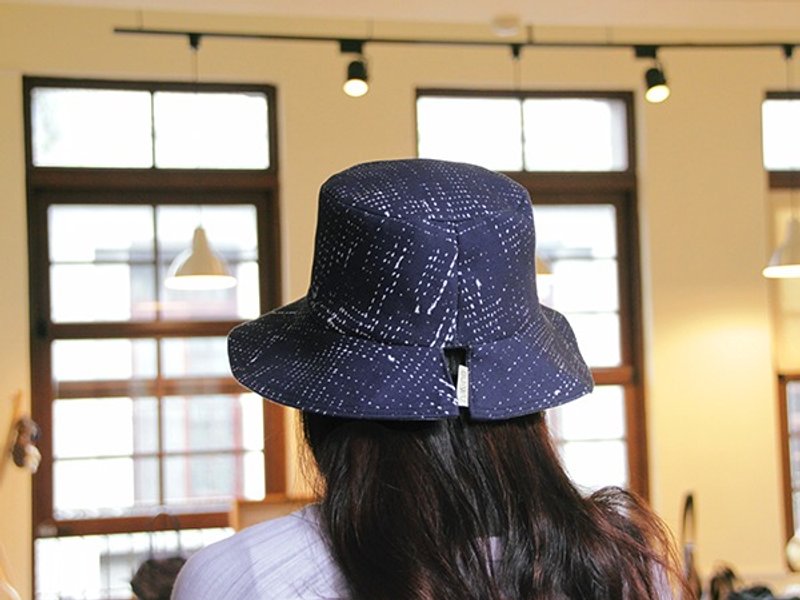 双面渔夫帽 | 抿青 - 帽子 - 棉．麻 