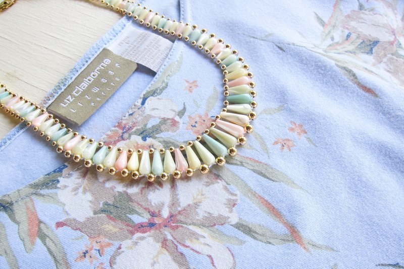 Fyntage糖果粉彩珠光颈链(vintage) - 项链 - 其他材质 多色