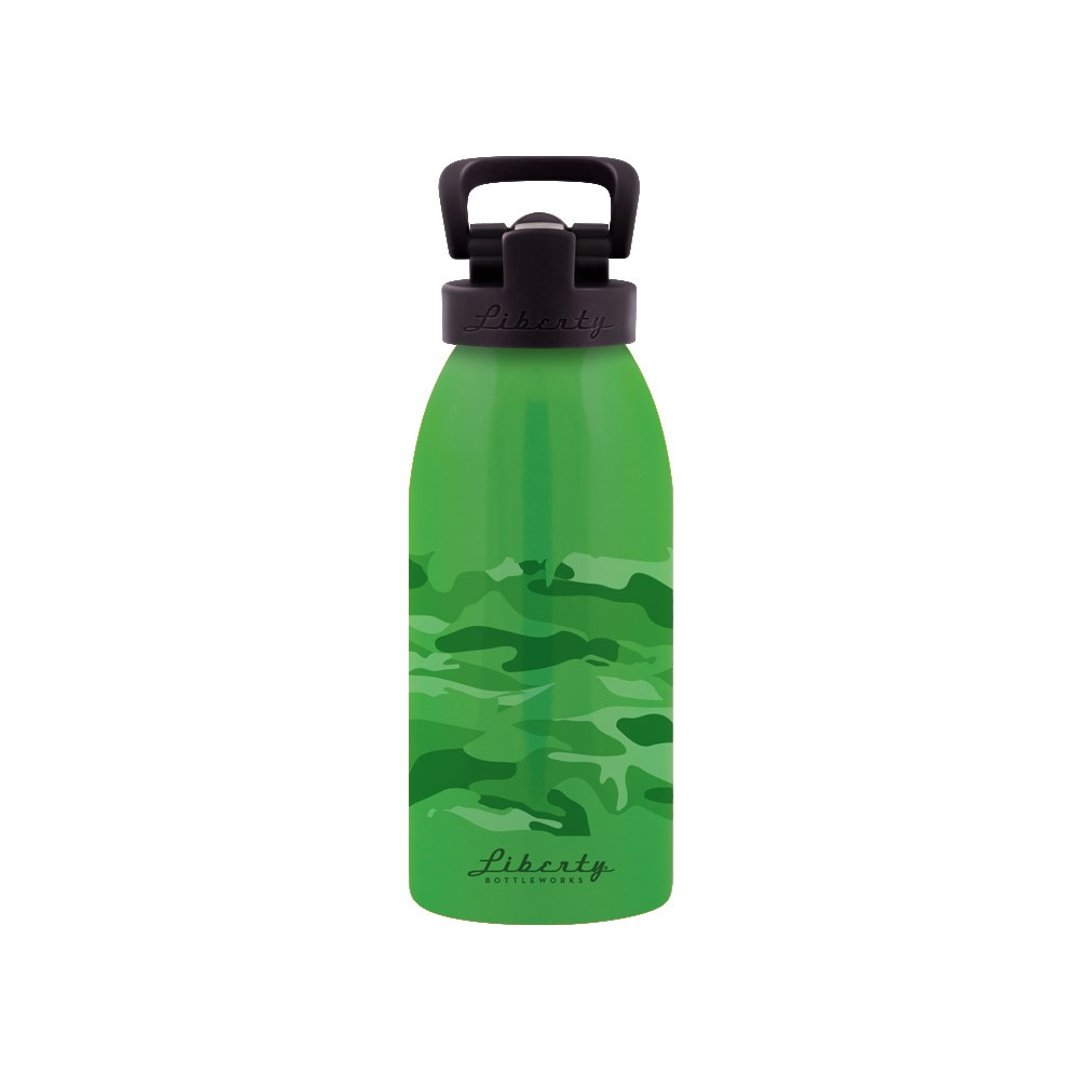 Liberty 全铝环保运动水杯-470ml-国防布/单一尺寸 - 水瓶/水壶 - 其他金属 绿色