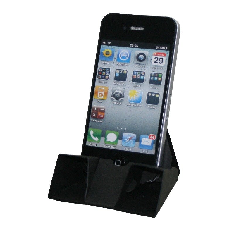 Coolphone Eco-Speaker Stand 爱疯大叭 | 2013年法国发明展铜牌 - 扩音器/喇叭 - 纸 黑色