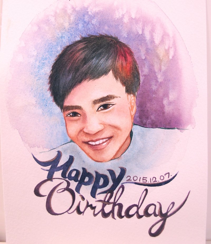 21 DOTS ///.....定制化手工绘制卡通人像 (不含框，单人) - 订制画像 - 纸 多色