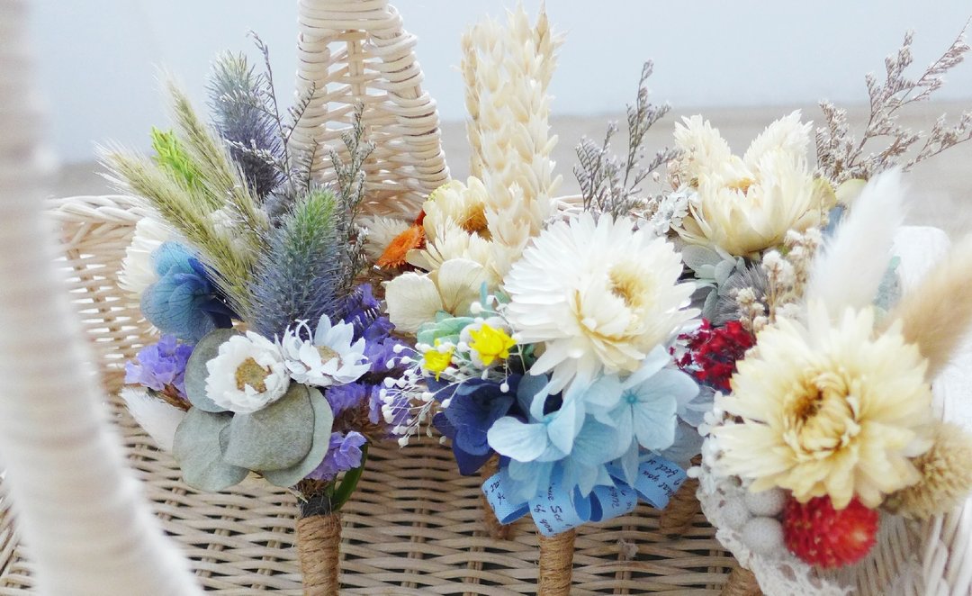 [ Love corsage ] - 胸花圆舞曲六只优惠组合 - 干燥花 - 植栽/盆栽 - 植物．花 多色