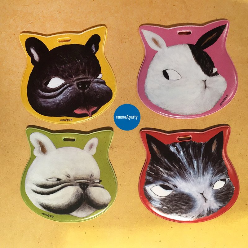 emmaAparty 放心有我在 识别证套/行李吊牌 - 行李吊牌 - 防水材质 