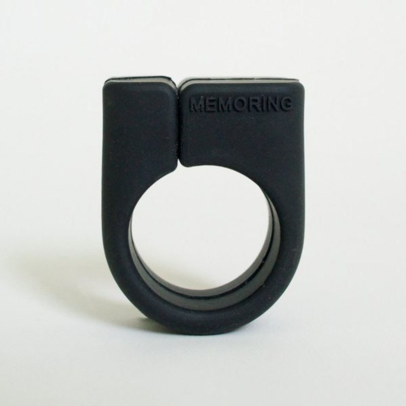 ‘许你一个承诺’耶诞新年婚礼交换礼物/  戒指随身碟 / 黑色 / 8G - 其他 - 硅胶 黑色