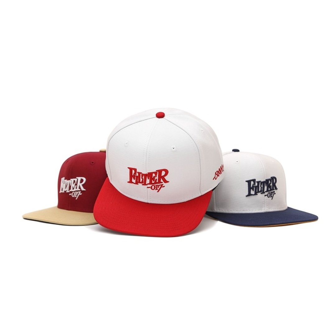 Filter017 Fable Font Snapback Cap Fable字体后扣棒球帽 - 帽子 - 棉 多色
