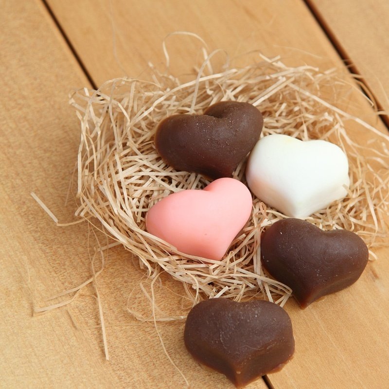 心心相印甜杏皂 - 肥皂/手工皂 - 植物．花 粉红色