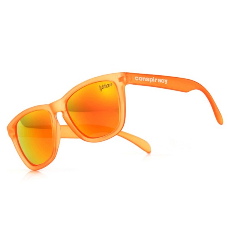 韩国 Hybition 太阳眼镜 Unify Transparent Matt Orange/Orange Revo Lens 雾透橘 - 墨镜 - 其他材质 橘色