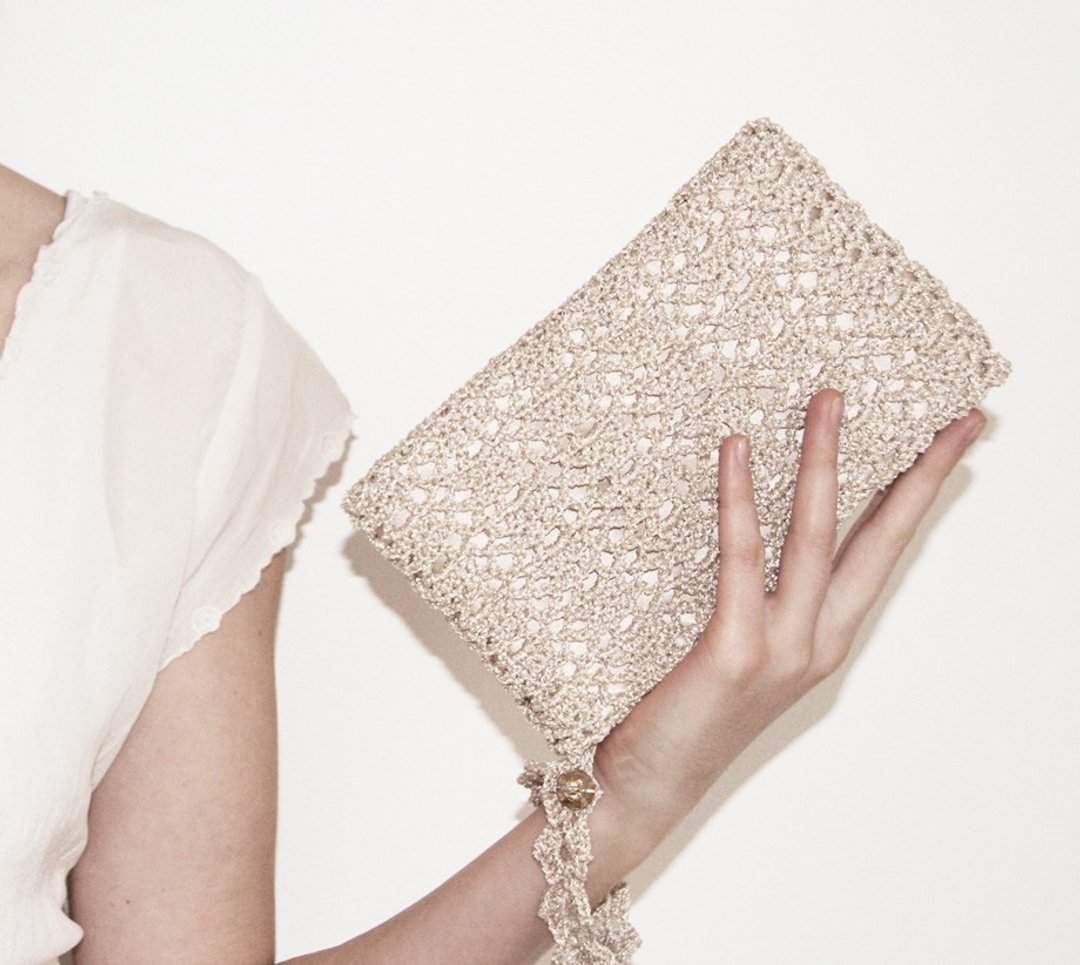 Champagne Clutch Bag - Champagne Bridal Clutch - Golden Metallic Wedding Bag - Champagne Bridesmaid Wristlet - Metallic Formal Clutch Purse - 手拿包 - 其他材质 金色