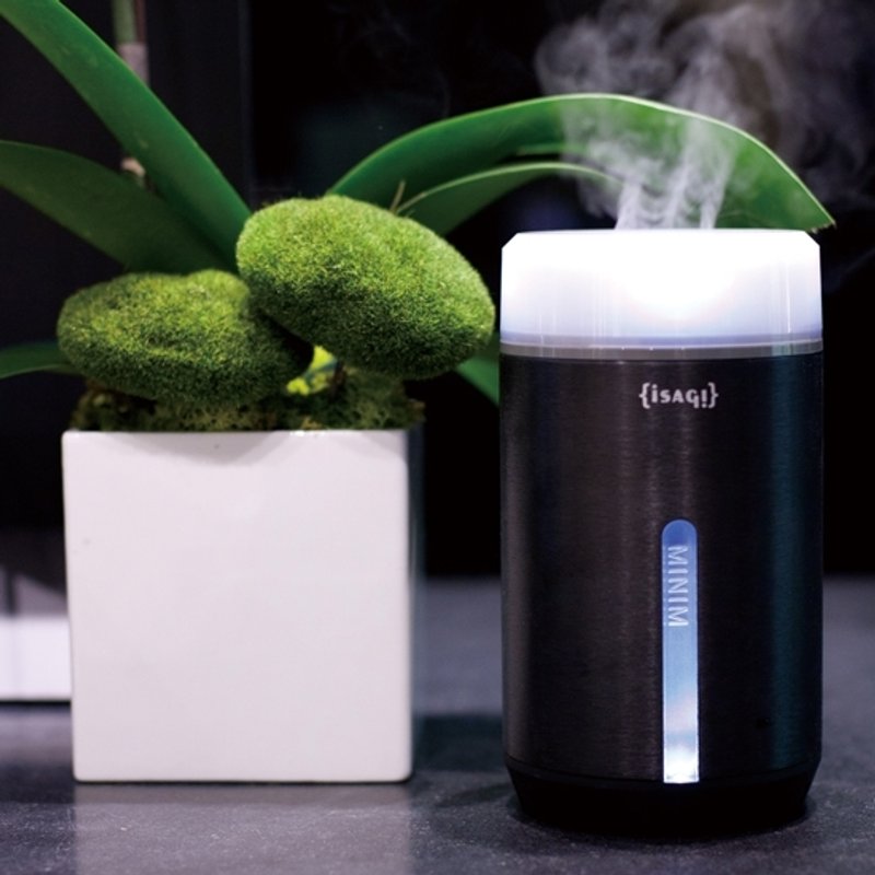 {isagi} 半音符水氧机 Minim Aroma Diffuser - 香薰/精油/线香 - 其他金属 黑色