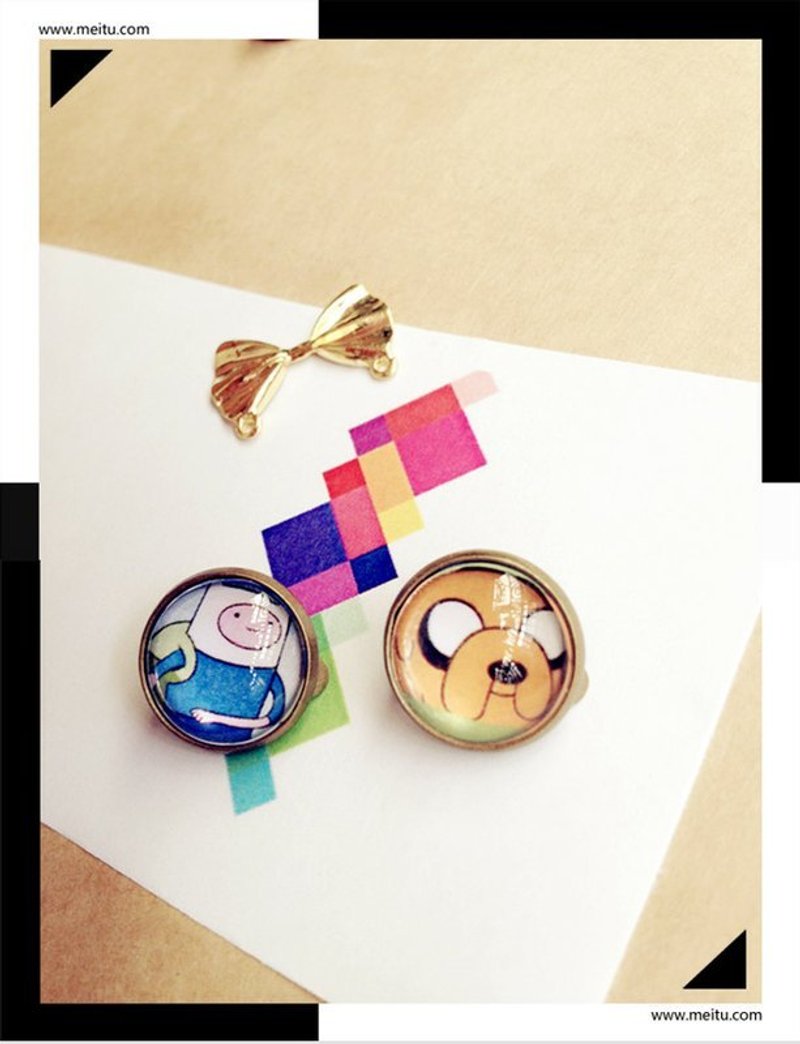 【Cartoons】Adventure Time 探险活宝 - 耳环/耳夹 - 其他金属 