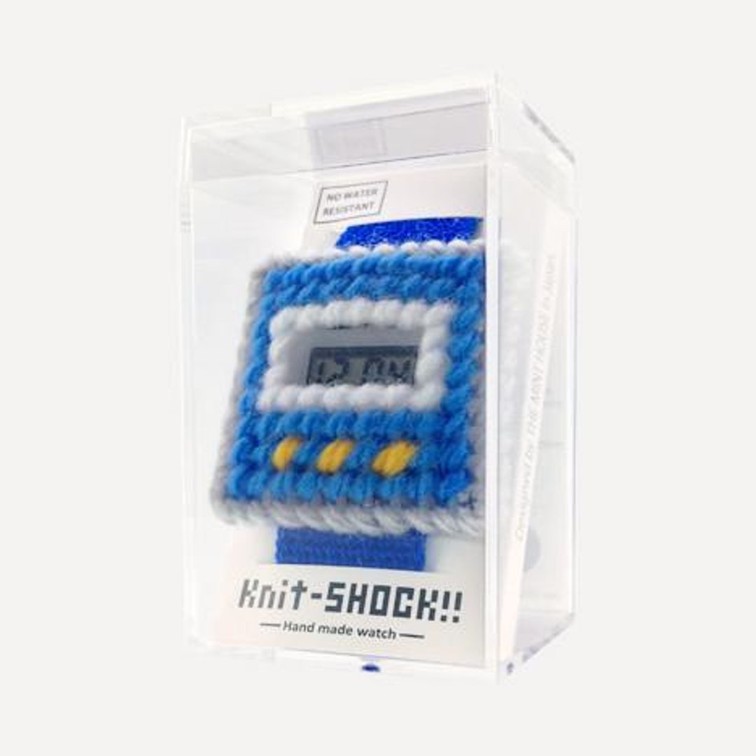 Knit-SHOCK!! 蓝色 - 女表 - 其他材质 