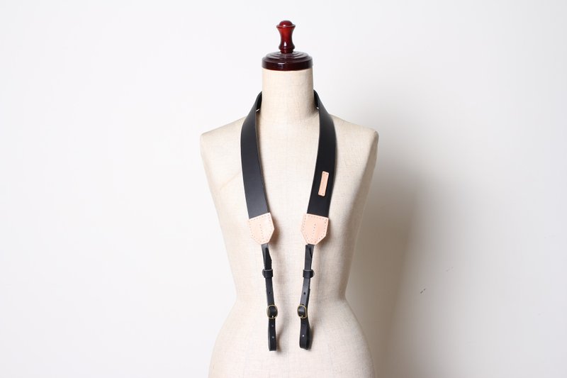 茶皮 宽版复古相机背带  【免费定制刻字1-7个字】 - 相机 - 真皮 