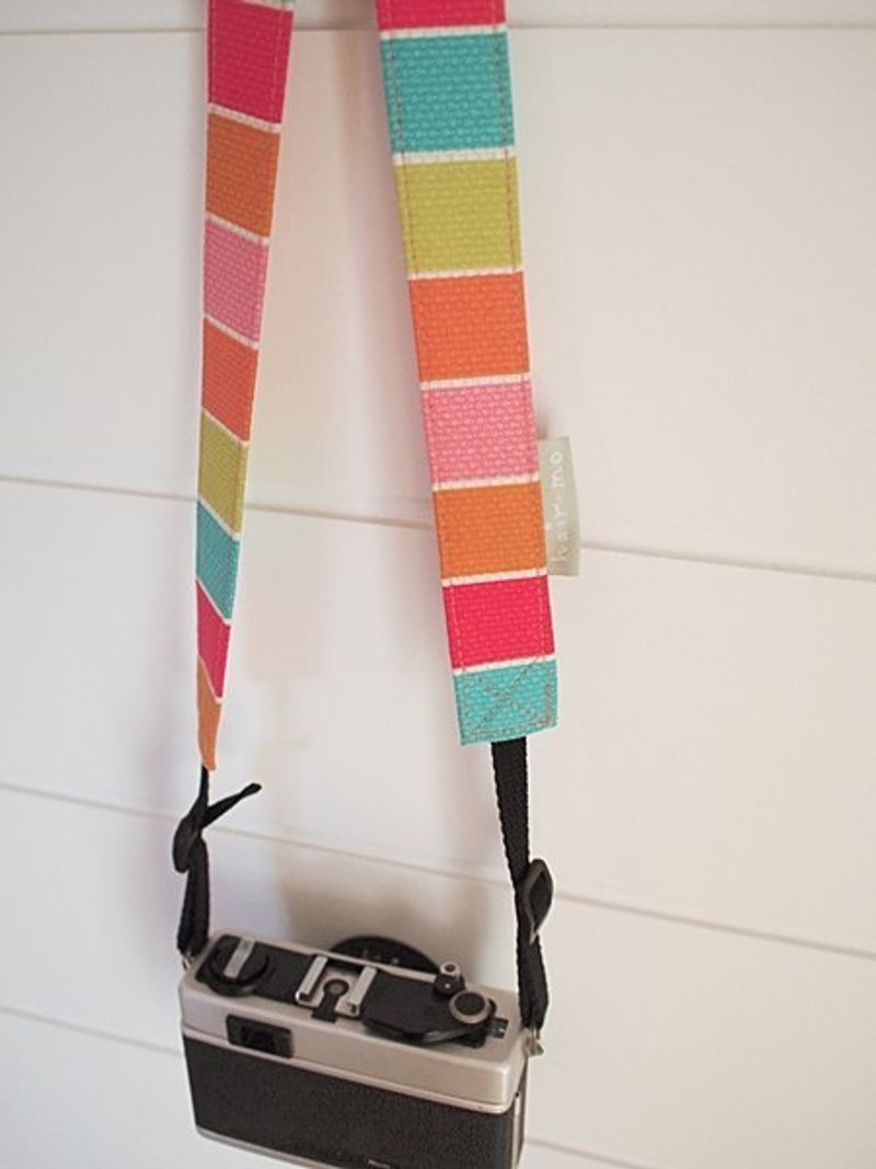 hairmo。彩色方块双背相机带+(库存1) - 证件套/卡套 - 其他材质 多色