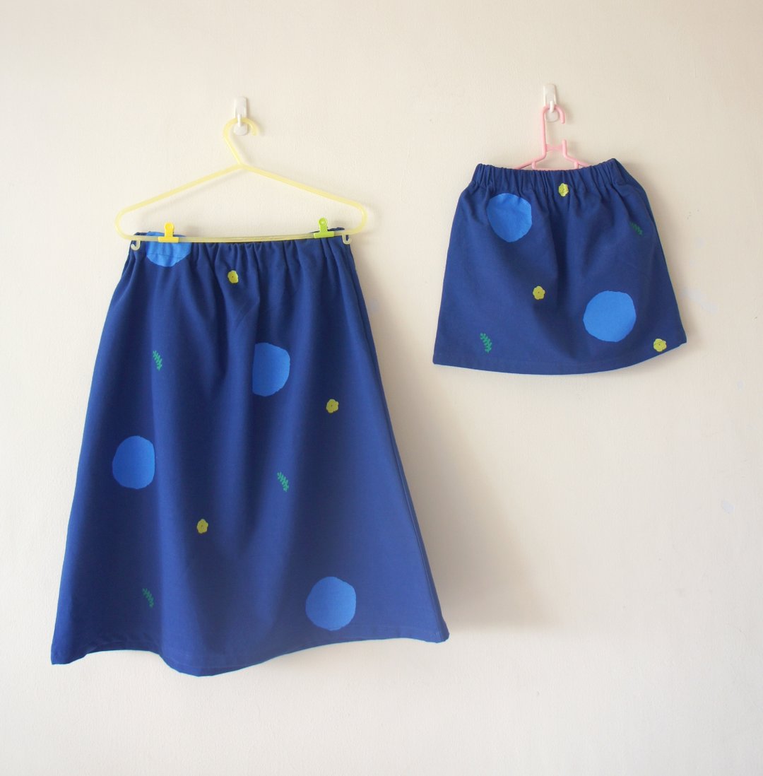 转一个漂亮的圈圈在深蓝海里 / 圆圆小裙子for kids - 其他 - 棉 蓝色