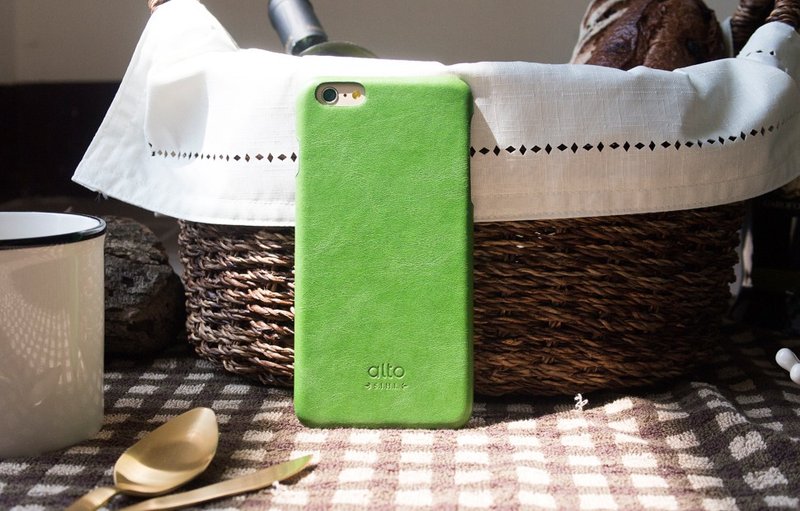 Alto iPhone 6S Plus真皮手机壳背盖 Original - 莱姆绿 - 手机壳/手机套 - 真皮 绿色