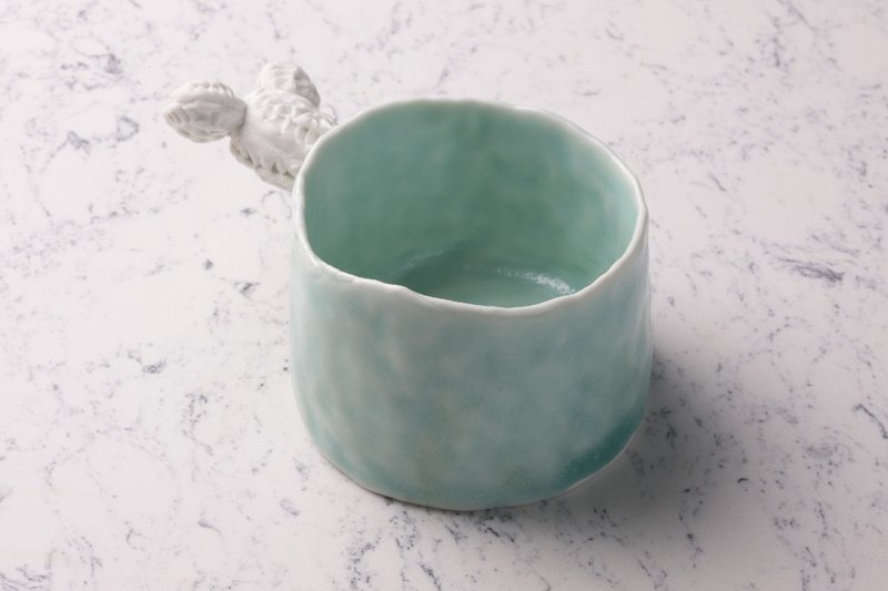 顾上翎　团团花球杯 - 咖啡杯/马克杯 - 其他材质 绿色