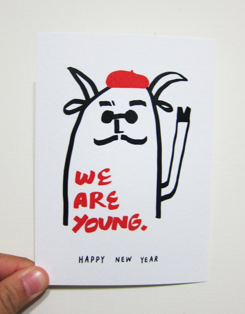 we are young. /Magai's postcard - 卡片/明信片 - 纸 白色