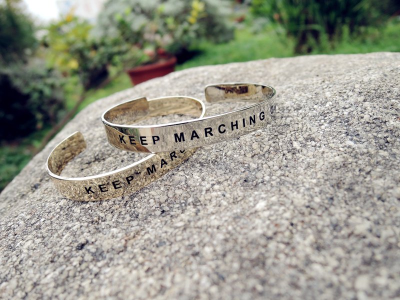 Zhu.设计出品 -Keep Marching On- (组)限量 - 手链/手环 - 其他金属 