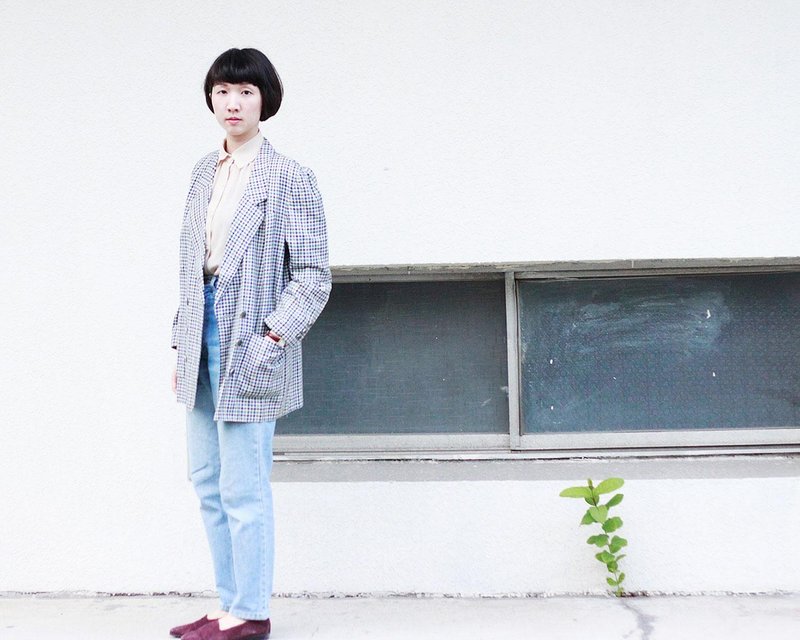 西装外套--绿意盎然【c14101901】 - 女装休闲/机能外套 - 棉．麻 绿色