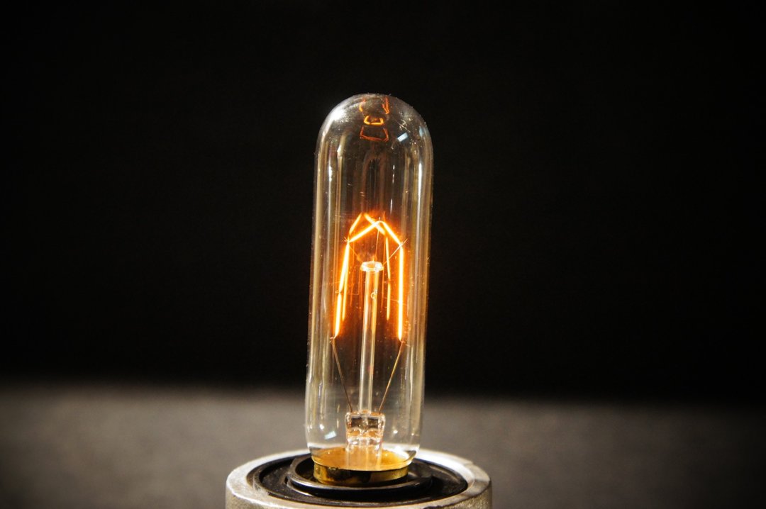 Edison-industry  工业风 爱迪生复古灯泡 试管10CM - 灯具/灯饰 - 玻璃 黄色