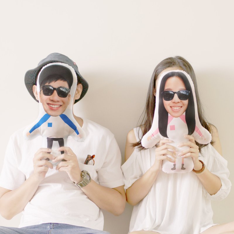 60cm / 手工订制 / 人物抱枕 / 情人节 情侣 / 定制化 - 订制抱枕/饰品 - 其他材质 多色