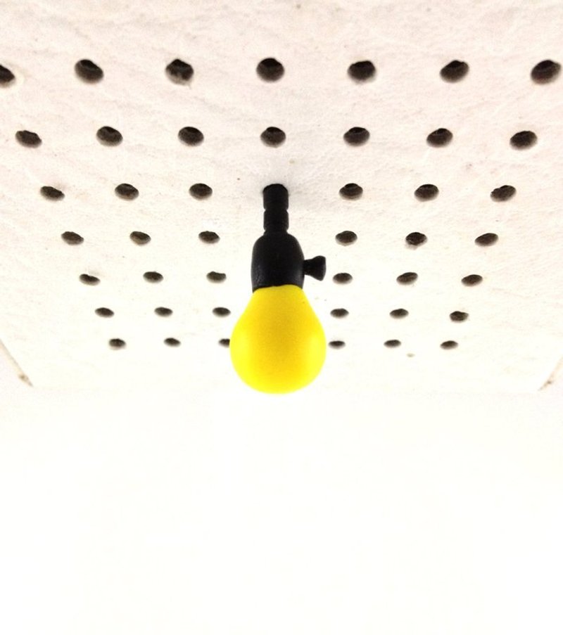 复古灯泡防尘塞／开灯版 - 其他 - 其他材质 黄色