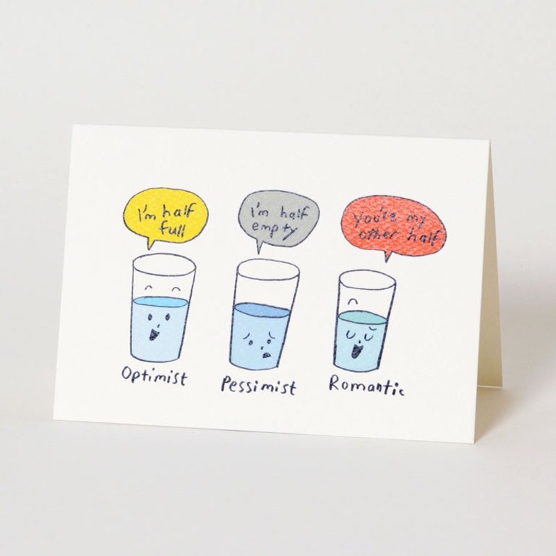 我是你的另一半，爱你卡 - 卡片/明信片 - 纸 多色