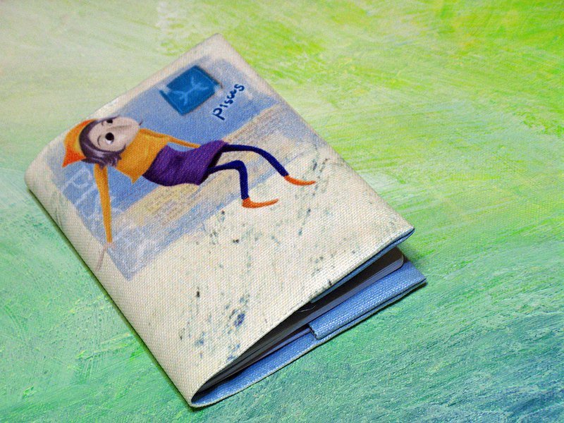 'pisces' 双鱼座 - 护照紧身衣 - 护照夹/护照套 - 防水材质 