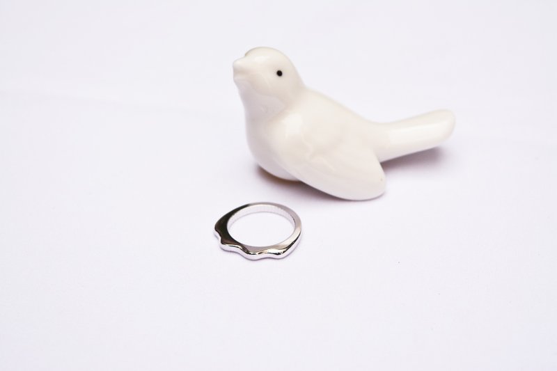 Natural 系列-浪花- 玫瑰金/金色/银色 纯银手工戒指 - 戒指 - 纯银 黄色