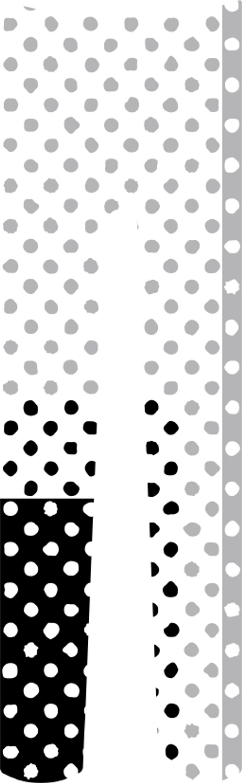 圆点点黑灰白可爱裤袜 - 袜子 - 其他材质 多色