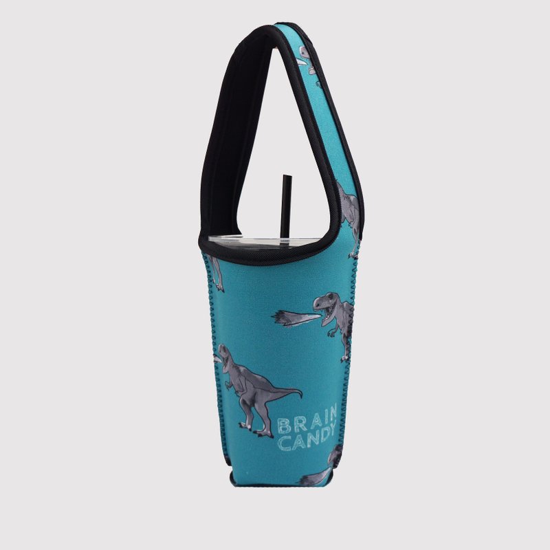 BLR 环保 饮料提袋 绿暴龙 BrainCandy 联名款 Ti 34 - 随行杯提袋/水壶袋 - 聚酯纤维 绿色