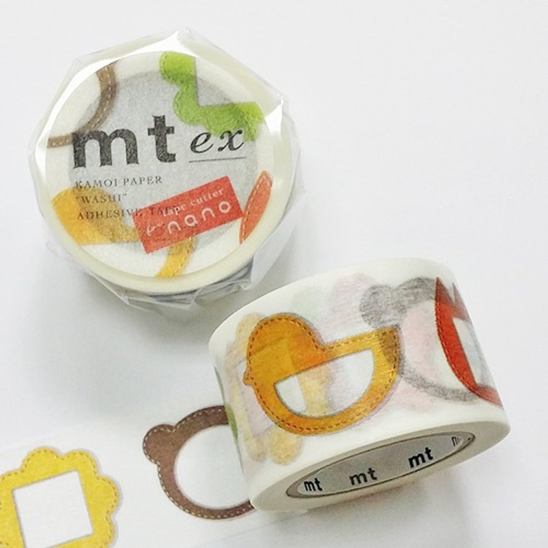 mt 和纸胶带 mt ex【可爱名牌(MTEX1P93)】 - 纸胶带 - 纸 多色