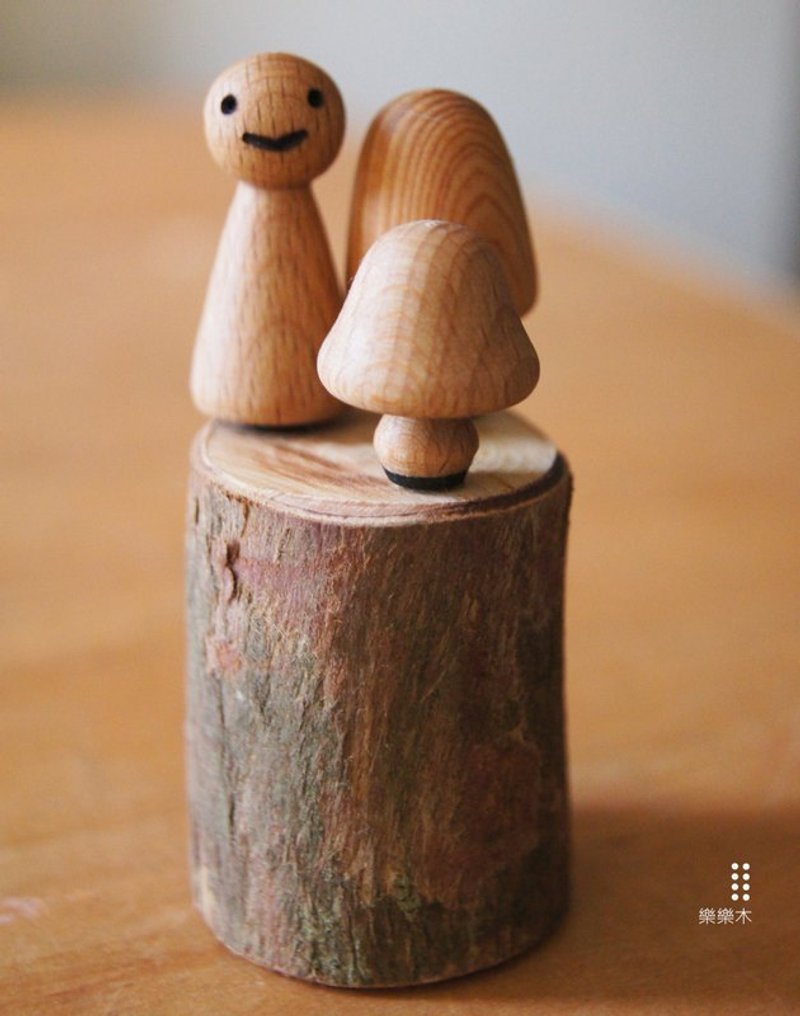 集合在森林开会-耳机孔防尘塞组 - 耳机 - 木头 咖啡色