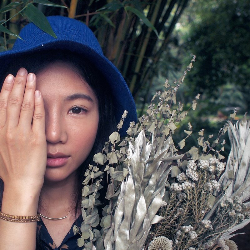 猫.初花 ｜ 白银灰绿长型干燥捧花 新娘捧花 婚纱 摄影 送礼 复古 - 植栽/盆栽 - 植物．花 灰色