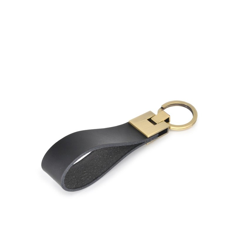 【DOZI皮革手作】古铜复古风皮革钥匙圈 皮革可自由选色 - 其他 - 真皮 多色