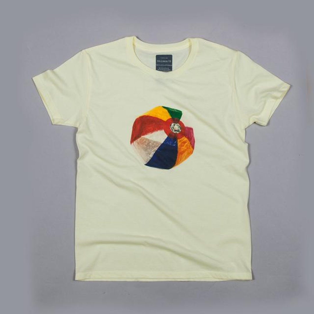 Balloon Balloon Design T-shirt Tcollector - 女装 T 恤 - 棉 黄色