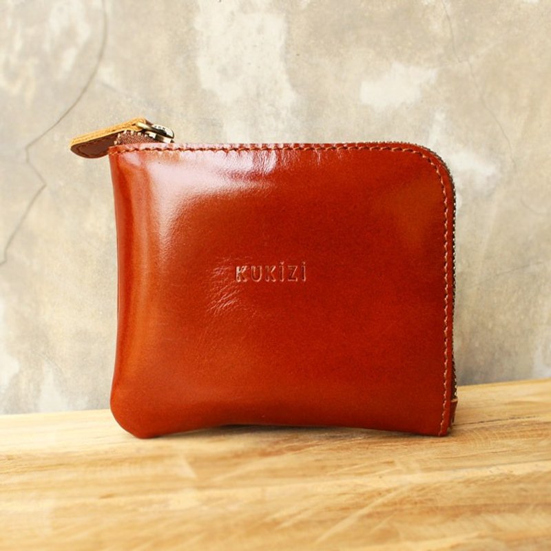 Wallet - Side皮制短夹-深棕色 - 皮夹/钱包 - 真皮 