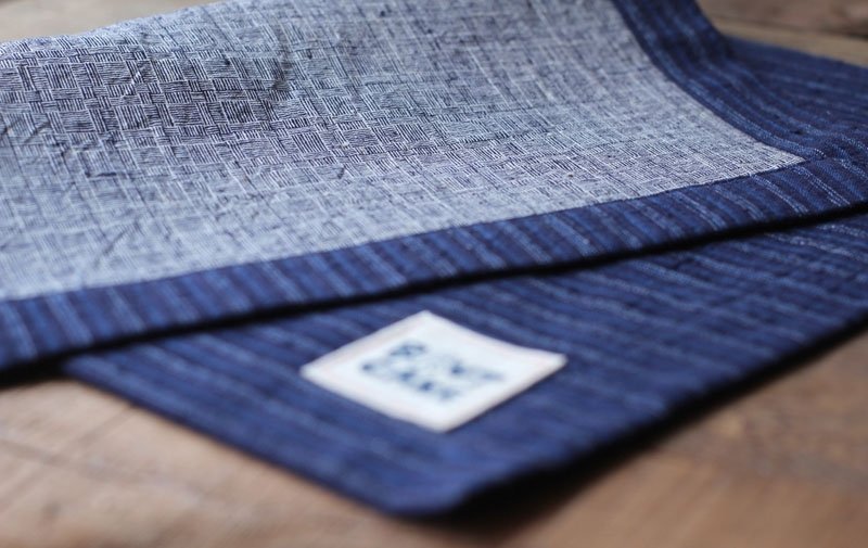 古布双面桌垫 ▨ 复古格 - 餐垫/桌巾 - 棉．麻 灰色