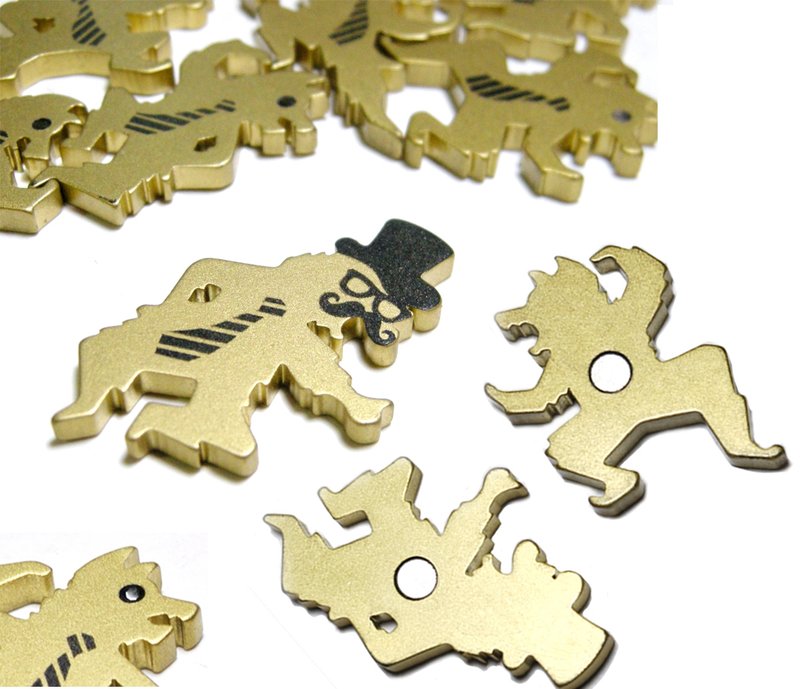 超毛十八同仁 (文具磁铁组) - 冰箱贴/磁贴 - 压克力 