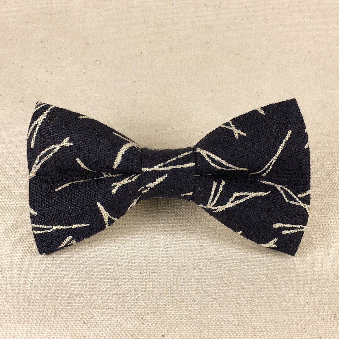 Mr.Tie 手工缝制领结 Hand Made Bow Tie 编号148 - 领带/领带夹 - 棉 蓝色