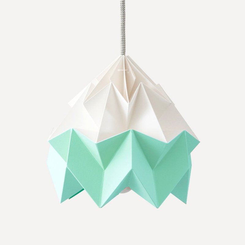 摺纸吊灯・薄荷 - 灯具/灯饰 - 纸 